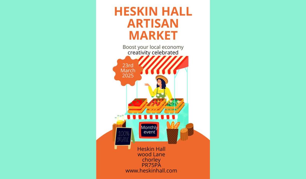 Monthly Artisan Market at Heskin Hall