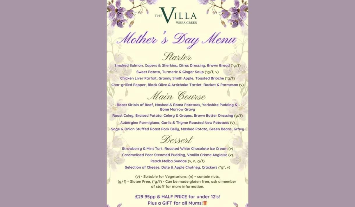 Mother's Day at The Villa