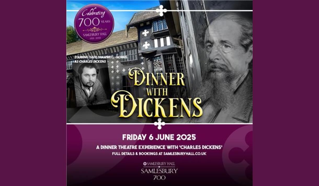 Dinner with Dickens at Samlesbury Hall