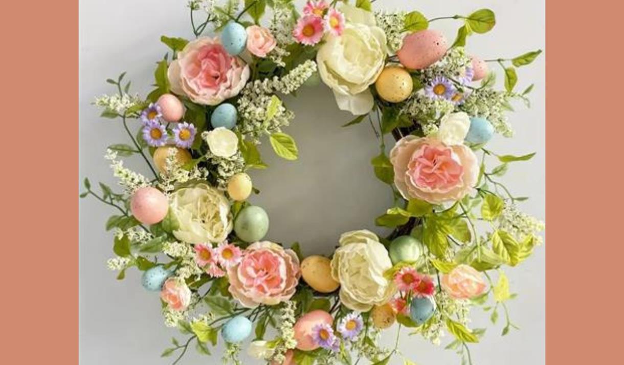 Easter Wreath Workshop at Eight at Gazegill
