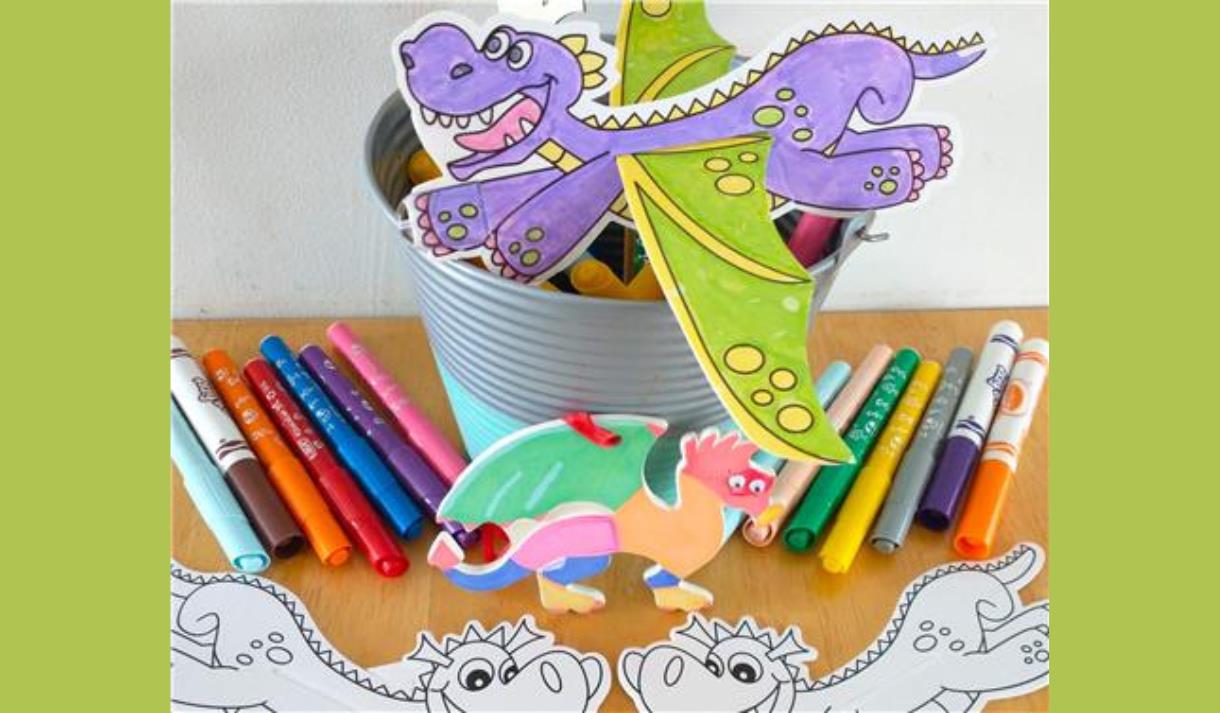 Fiery Dragon Crafts at the Castle