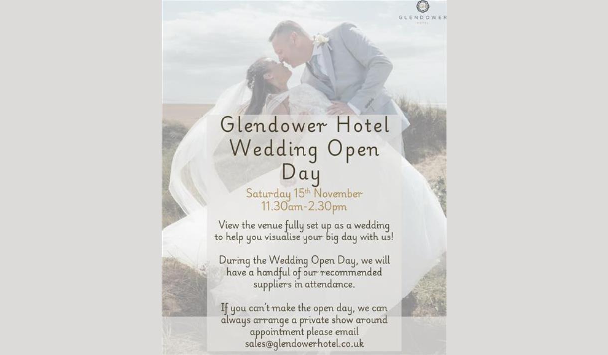 Glendower Hotel Wedding Open Day