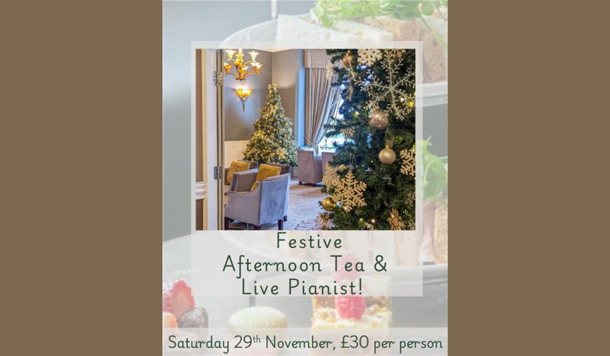 Festive Afternoon Tea and Live Pianist at Glendower Hotel