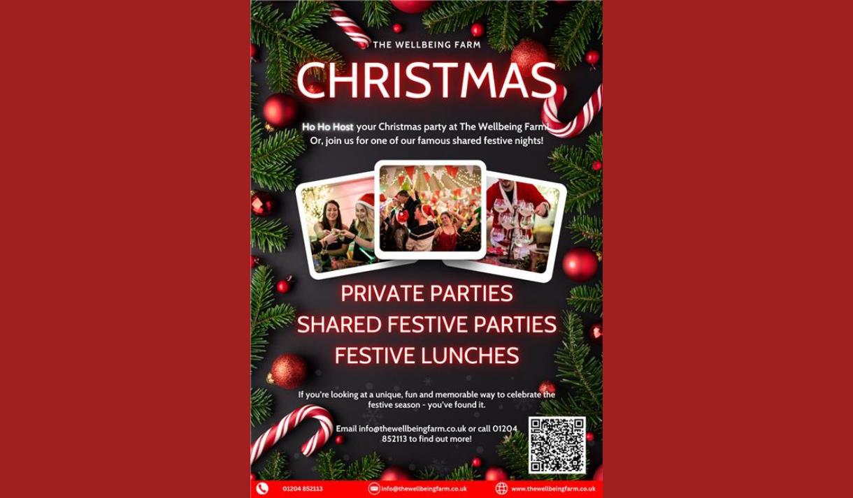 Private Christmas Parties at Wellbeing Farm