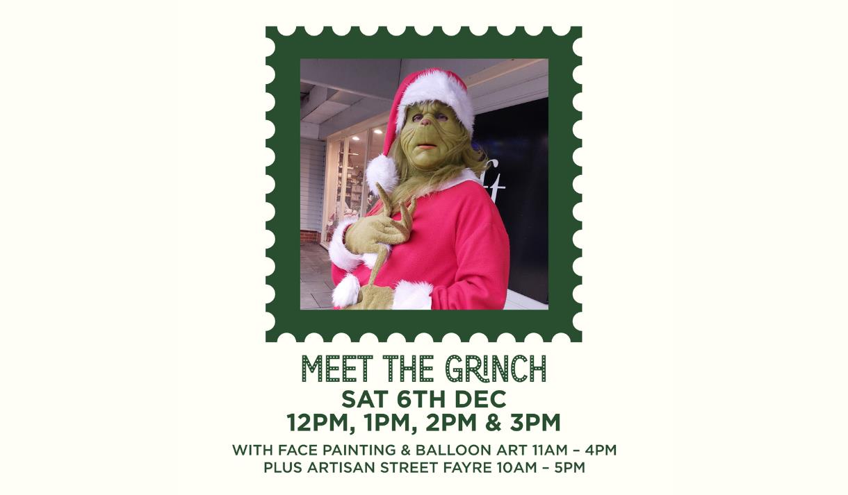 Meet the Grinch with FREE Face Painting and Balloon Art Fun!