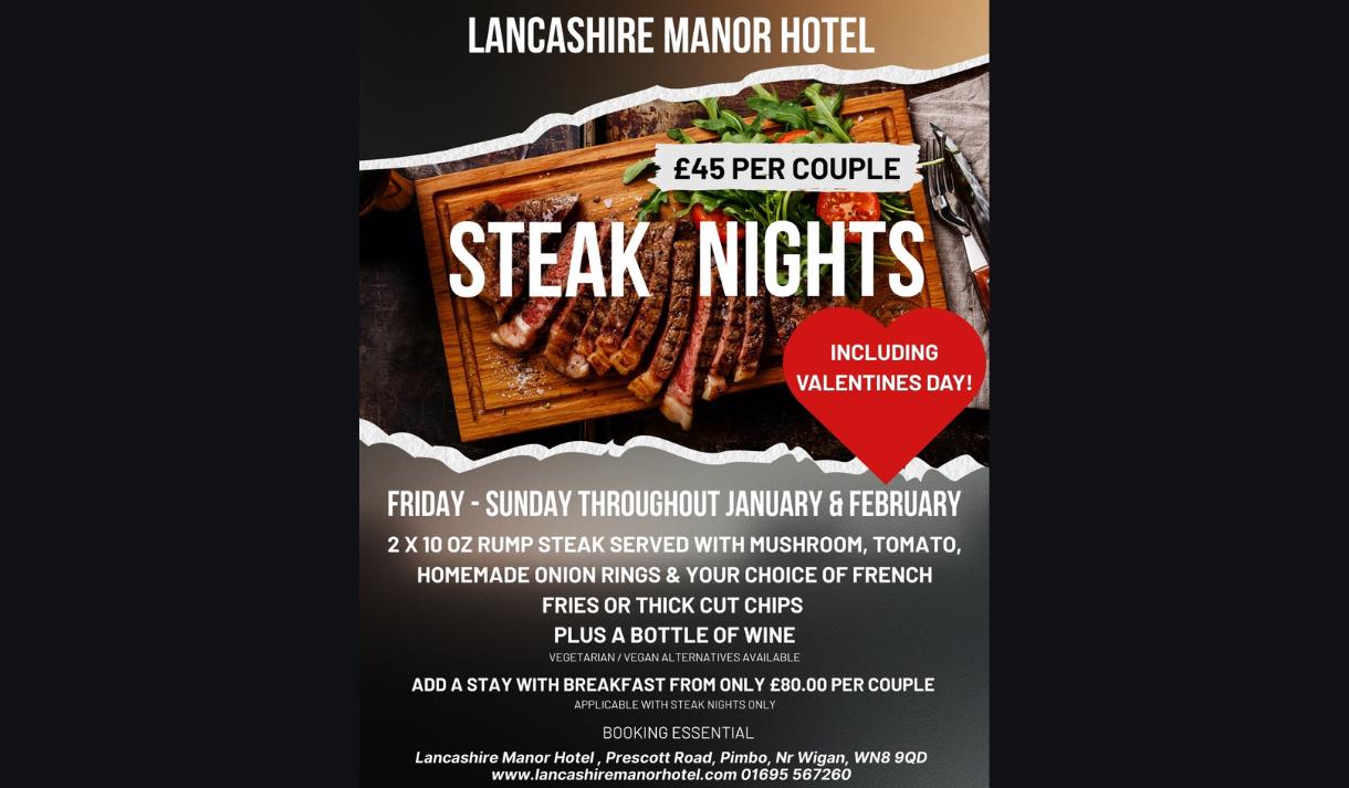 Valentines Steak Night