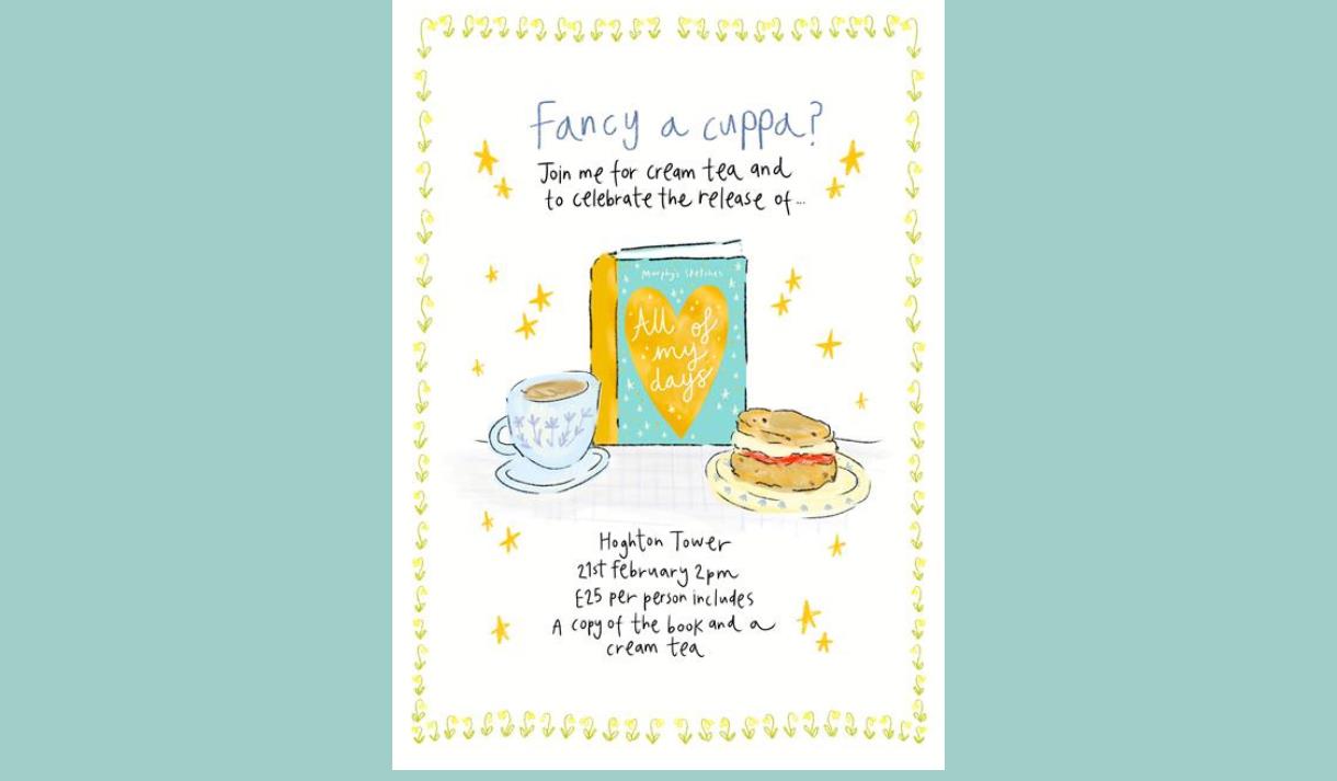 Meet Murphy's Sketches Kerri Cunningham: All of My Days Book Launch & Cream Tea