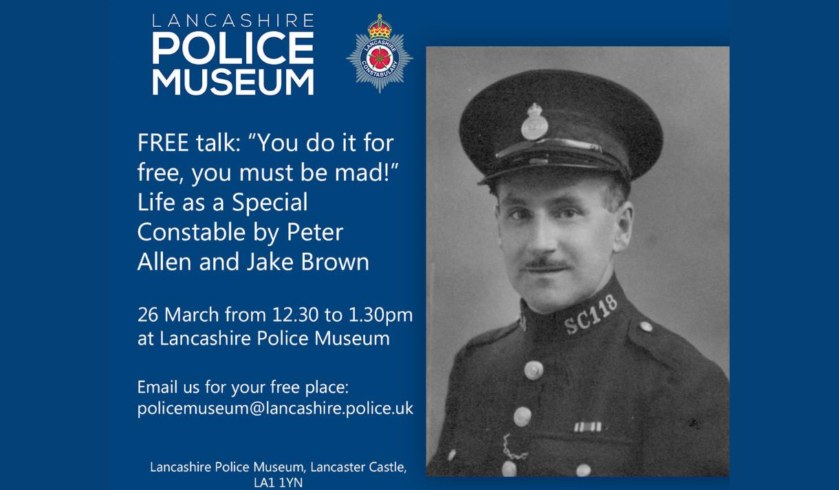 Free talk on working as a Special Constable