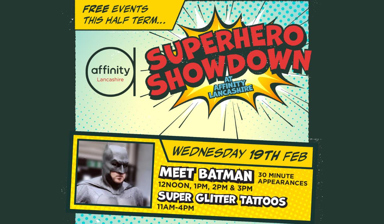 Batman Meet & Greet with Glitter Tattoos