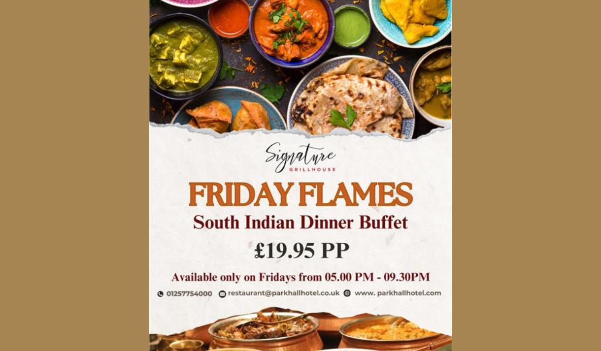 Friday Flames at Park Hall Hotel