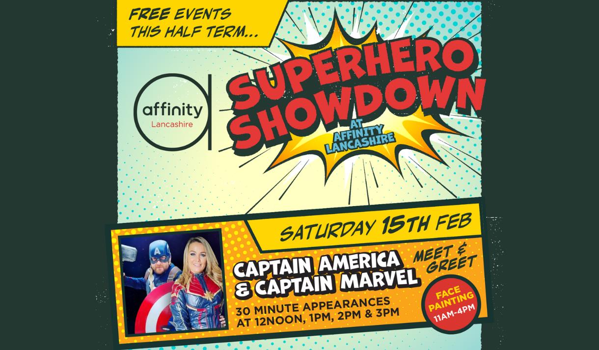 Captain America and Captain Marvel Meet & Greet with FREE Face Painting