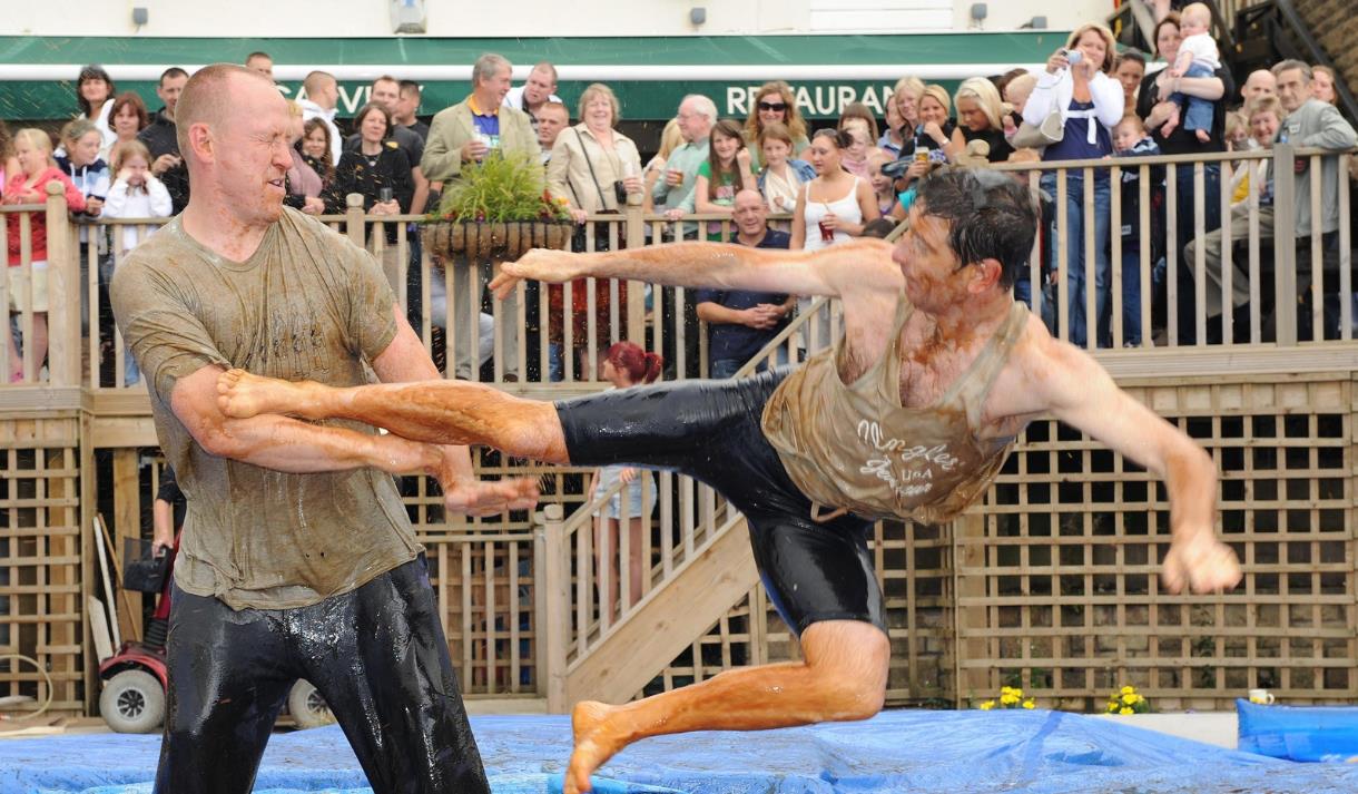 World Gravy Wrestling Championships Charity in Rossendale