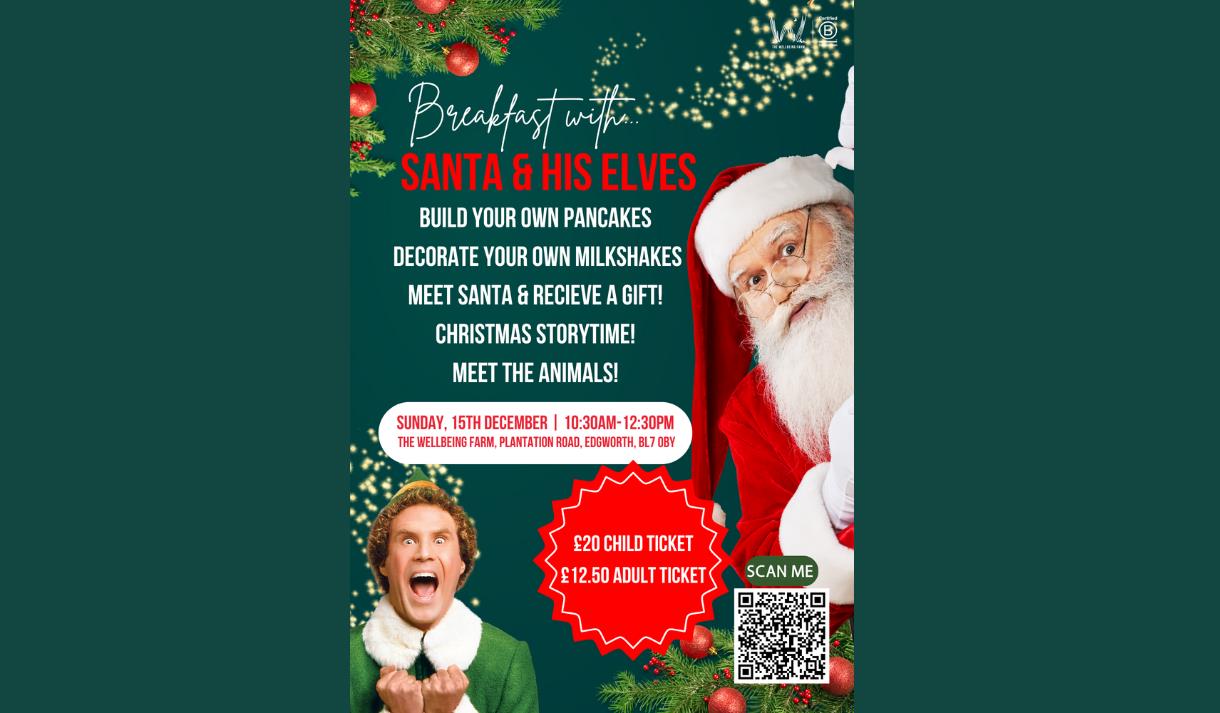 Breakfast with Santa and his elves