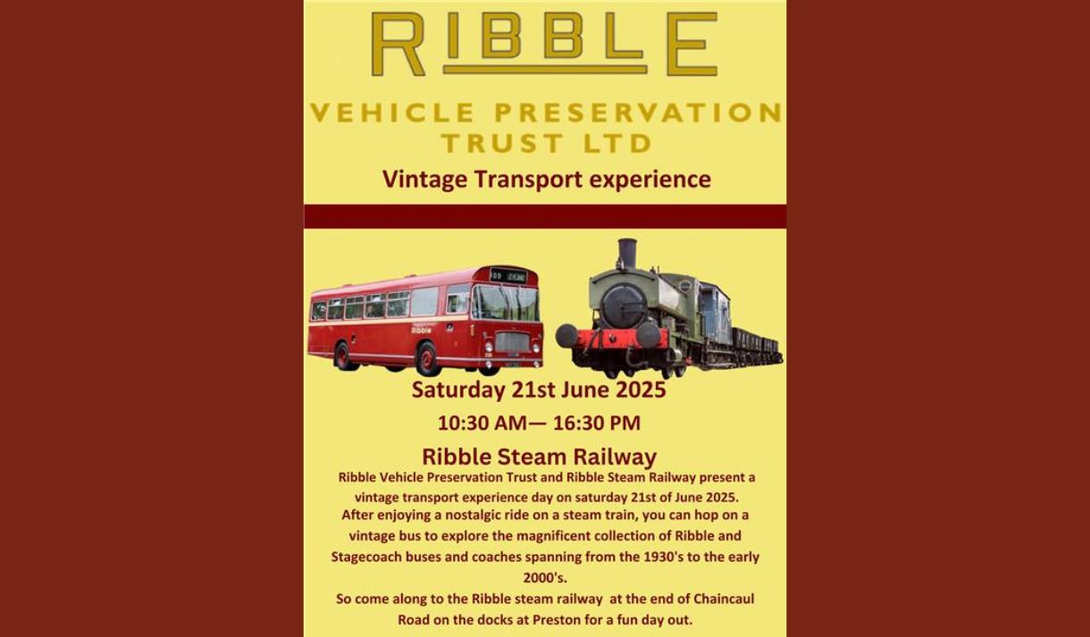 Classic Transport Experience at Ribble Steam Railway
