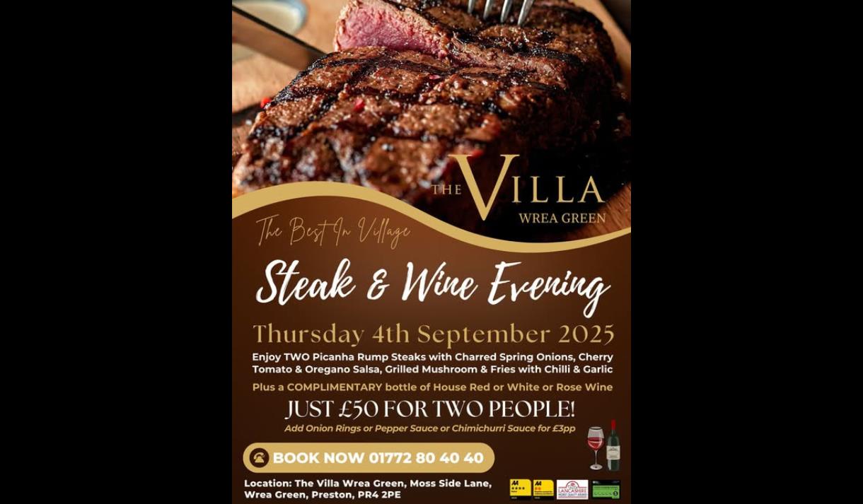 Steak & Wine Evening