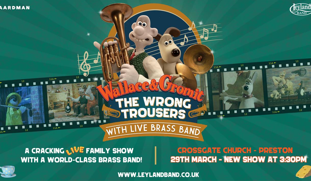 Wallace & Gromit with Live Brass Band!