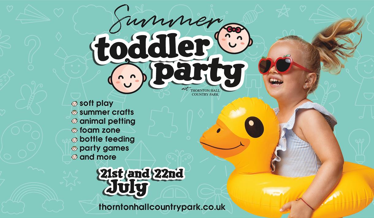Summer Toddler Party at Thornton Hall Country Park