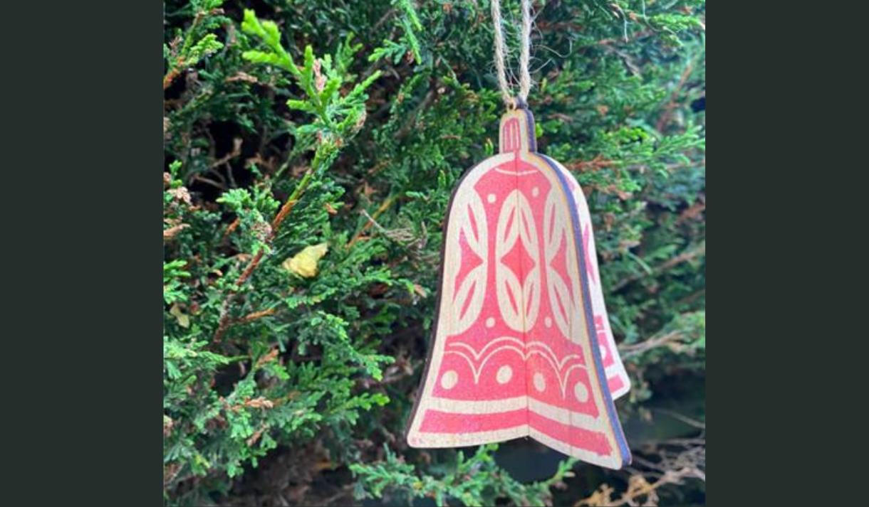 Bauble Printing Workshop at Holden Clough