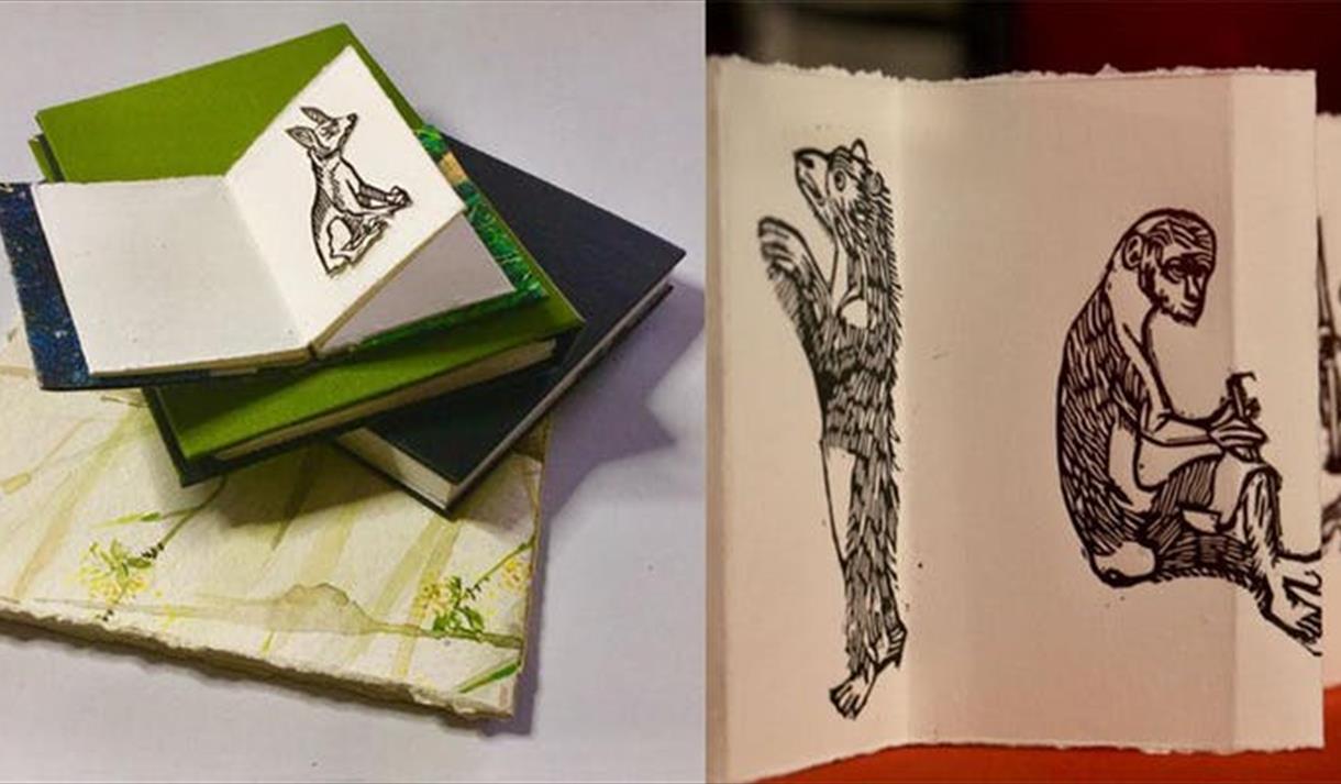 Printmaking with Bookbinding