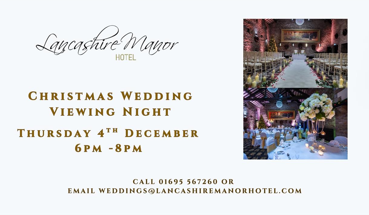 Wedding Viewing Night at Lancashire Manor Hotel
