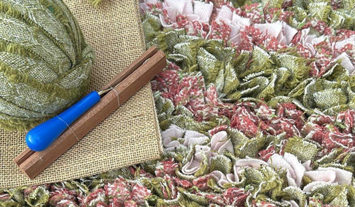 Rag Rugging Workshop at Holden Clough Nurseries