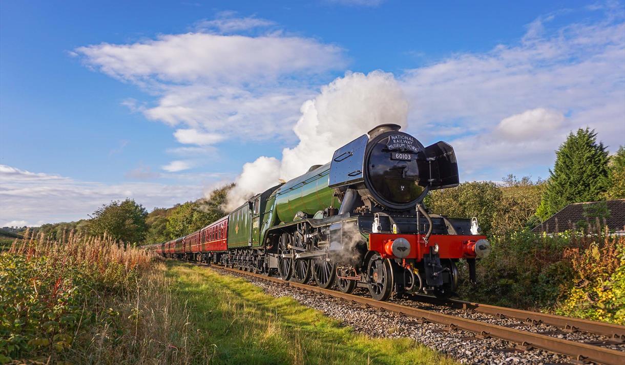 Flying Scotsman at the ELR
