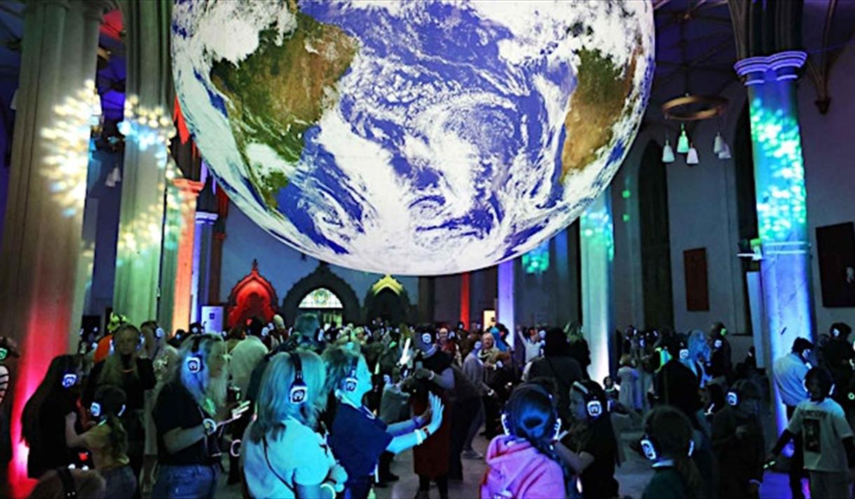 Adults Silent Disco Under Gaia at Blackburn Cathedral