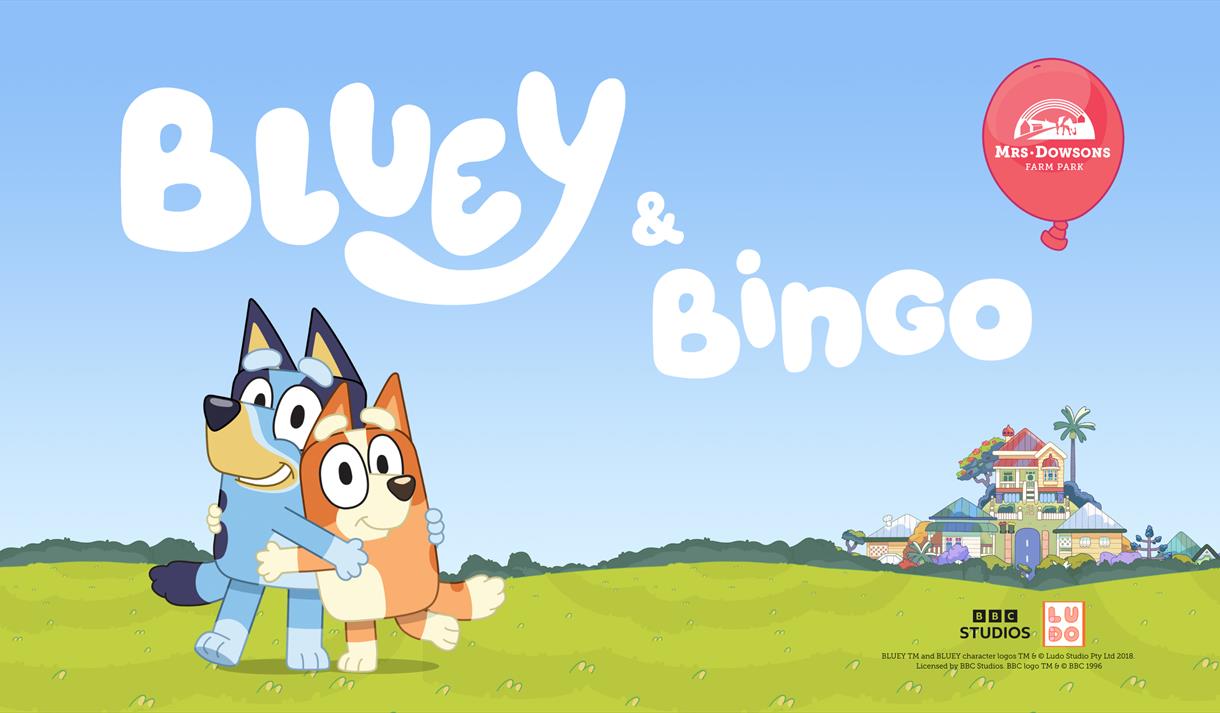 Bluey and Bingo at Mrs Dowsons