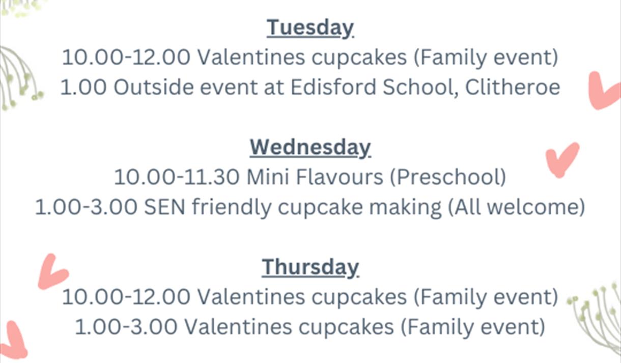 Family cupcake decorating at Flavours