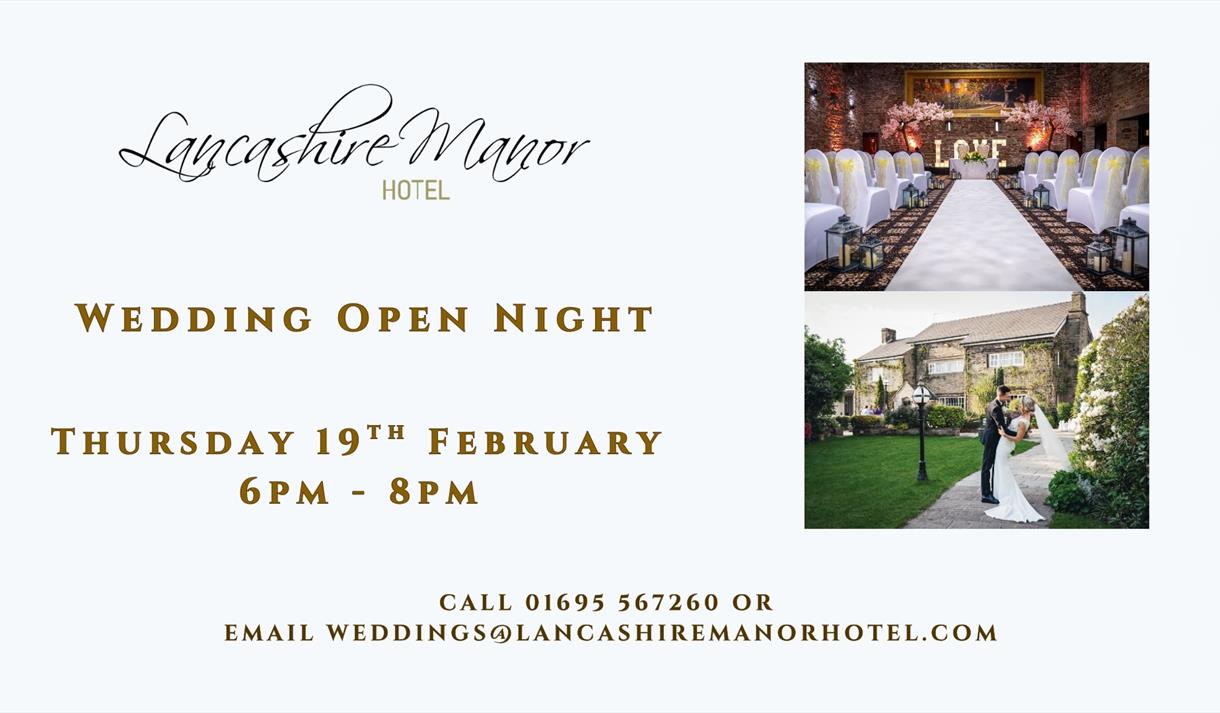 Lancashire Manor Hotel Wedding Open Night