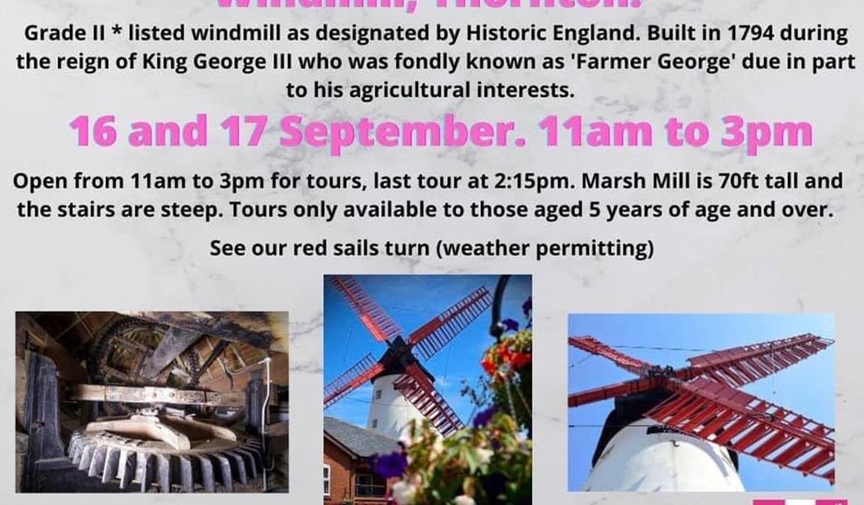 Heritage open days at Marsh Mill Windmill