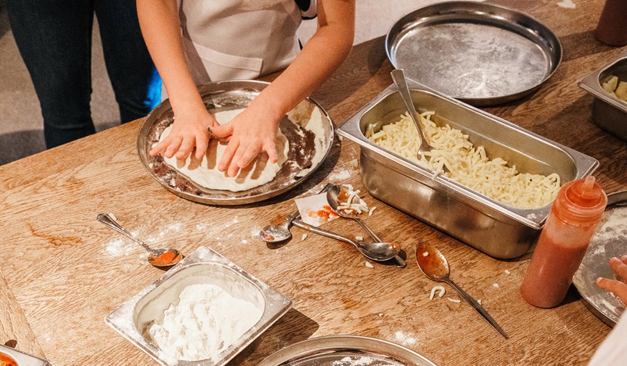 Kids Pizza Making Workshop at The Emporium