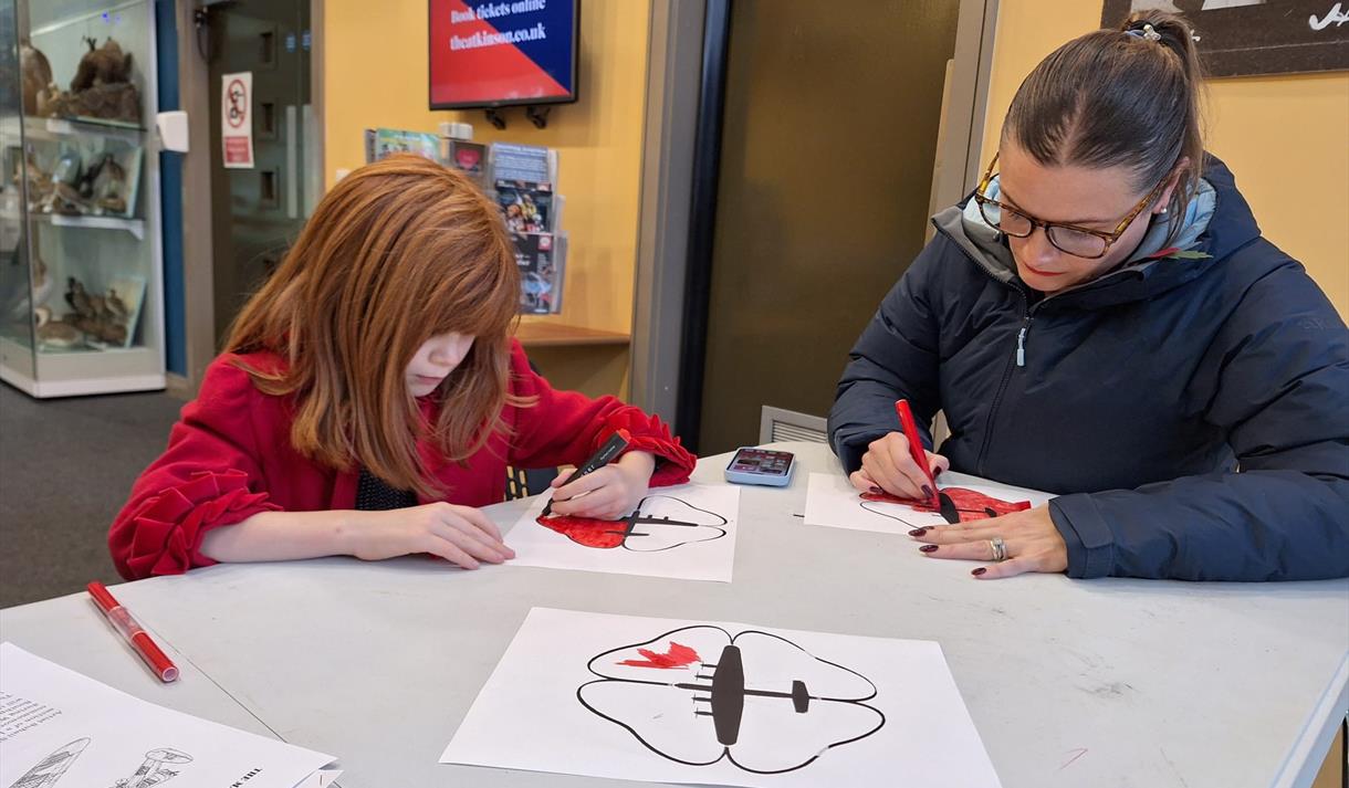 Remembrance Poppies: Craft Workshop at The Atkinson
