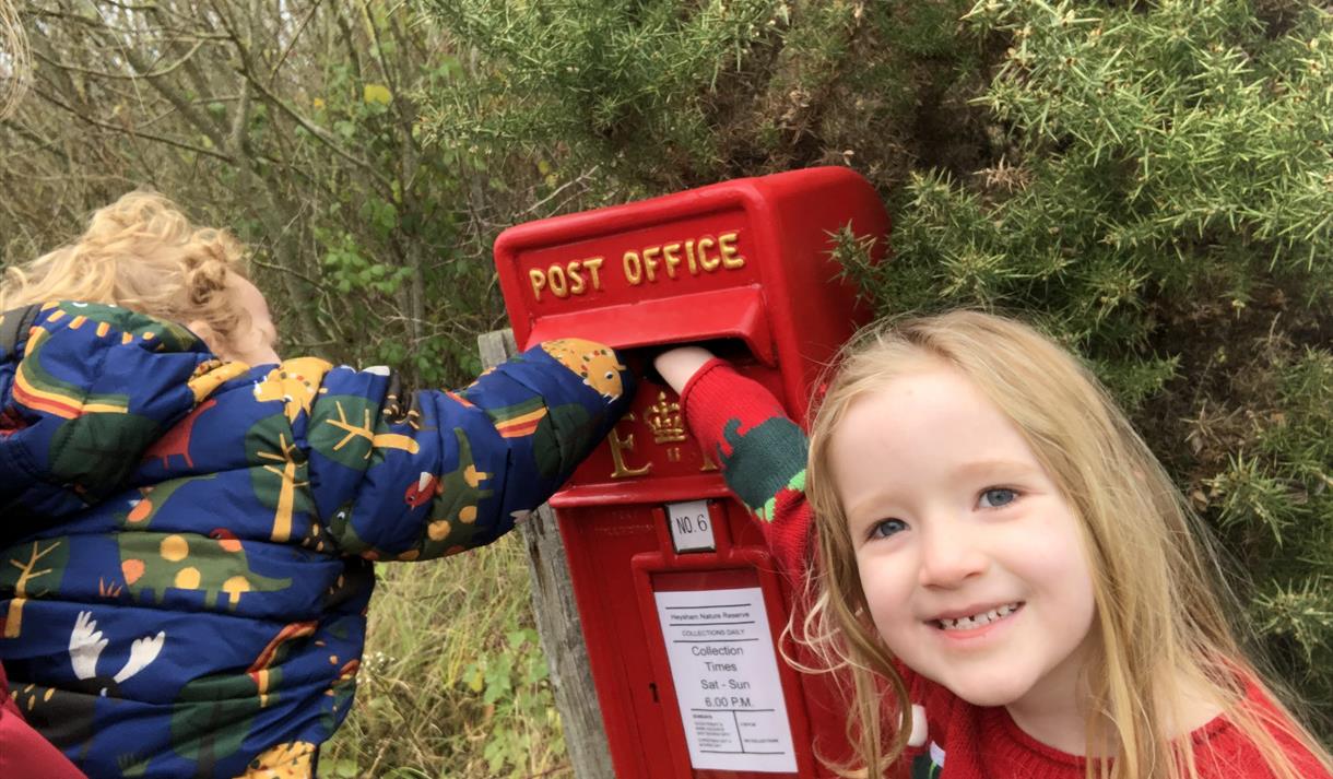 Dear Santa at Heysham Nature Reserve