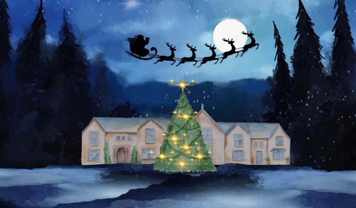 Christmas Light Switch On at Mitton Hall