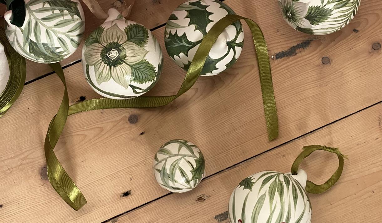 Bauble Painting Workshop at Holden Clough