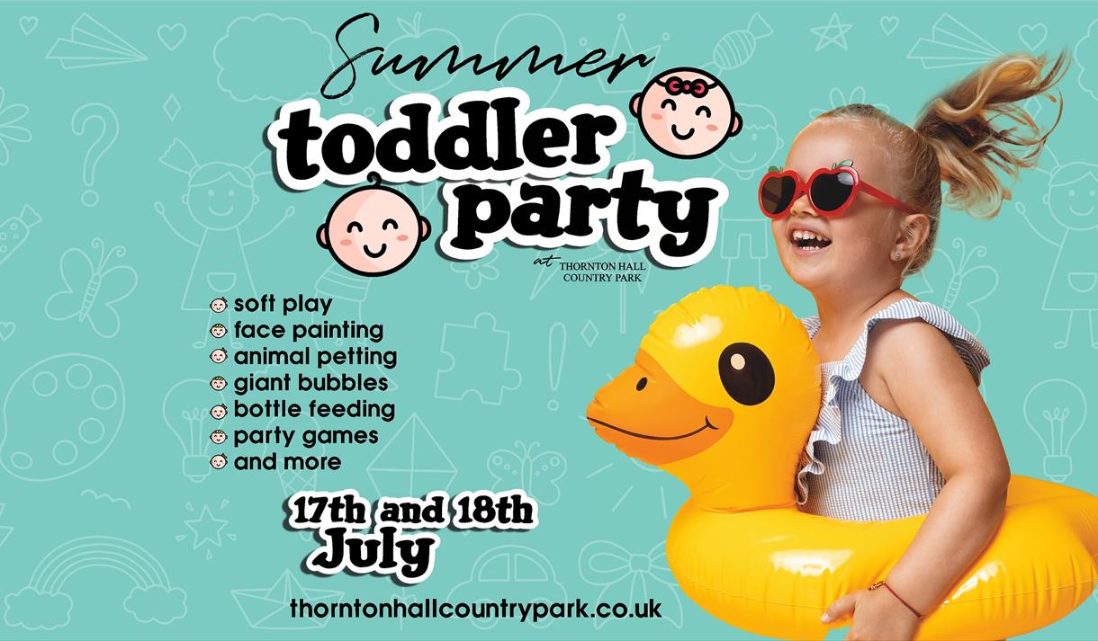 Summer Toddler Party at Thornton Hall Country Park