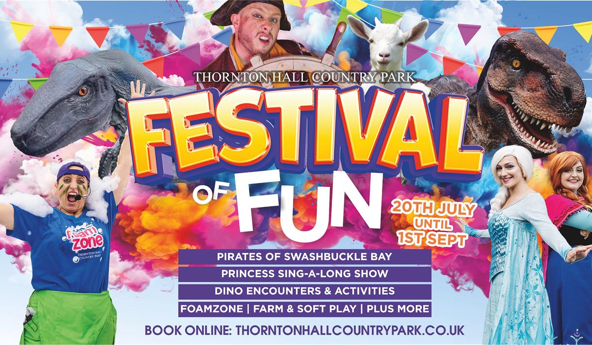 Festival of Fun Summer at Thornton Hall Country Park