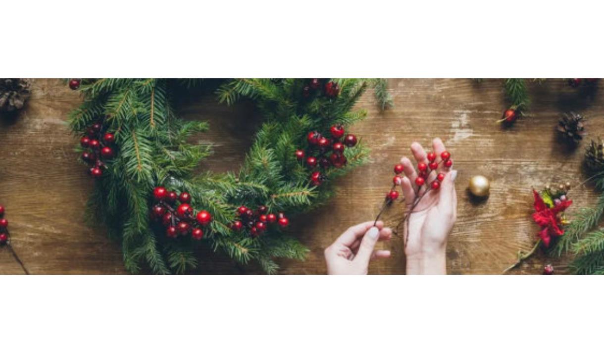 Christmas Wreath Making Workshop at The Lawrence