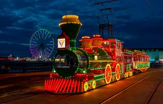 Blackpool Illuminations tram