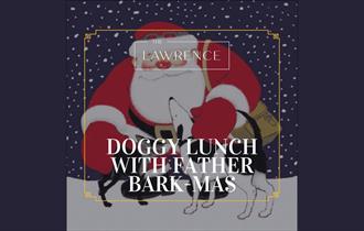 Lunch with Father Bark-mas at The Lawrence