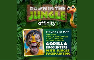 Gorilla Encounters with Jungle Face Painting at Affinity