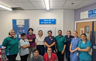 Blackburn Frailty Team Three Yorkshire Peaks Challenge.