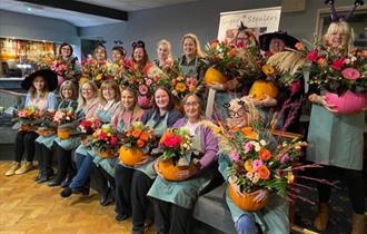 Halloween Wreath Making at The Nab Lab Whalley