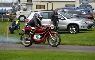 Motorcycle Hill Climb at Leighton Hall