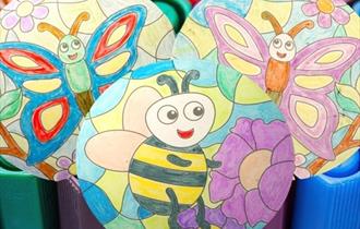 Mini Bug Crafts at the Castle