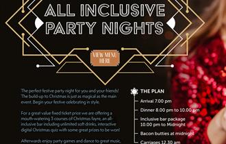 All Inclusive Party Nights at Mercure Blackburn Dunkenhalgh Hotel and Spa