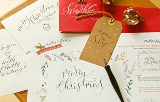 Christmas Calligraphy Workshop with Mellor & Rose