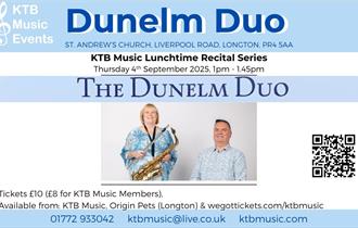 Dunelm Duo: Woodwind/Sax and Piano Concert
