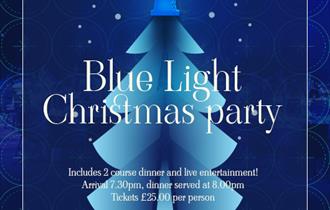 Blue Light Christmas Party